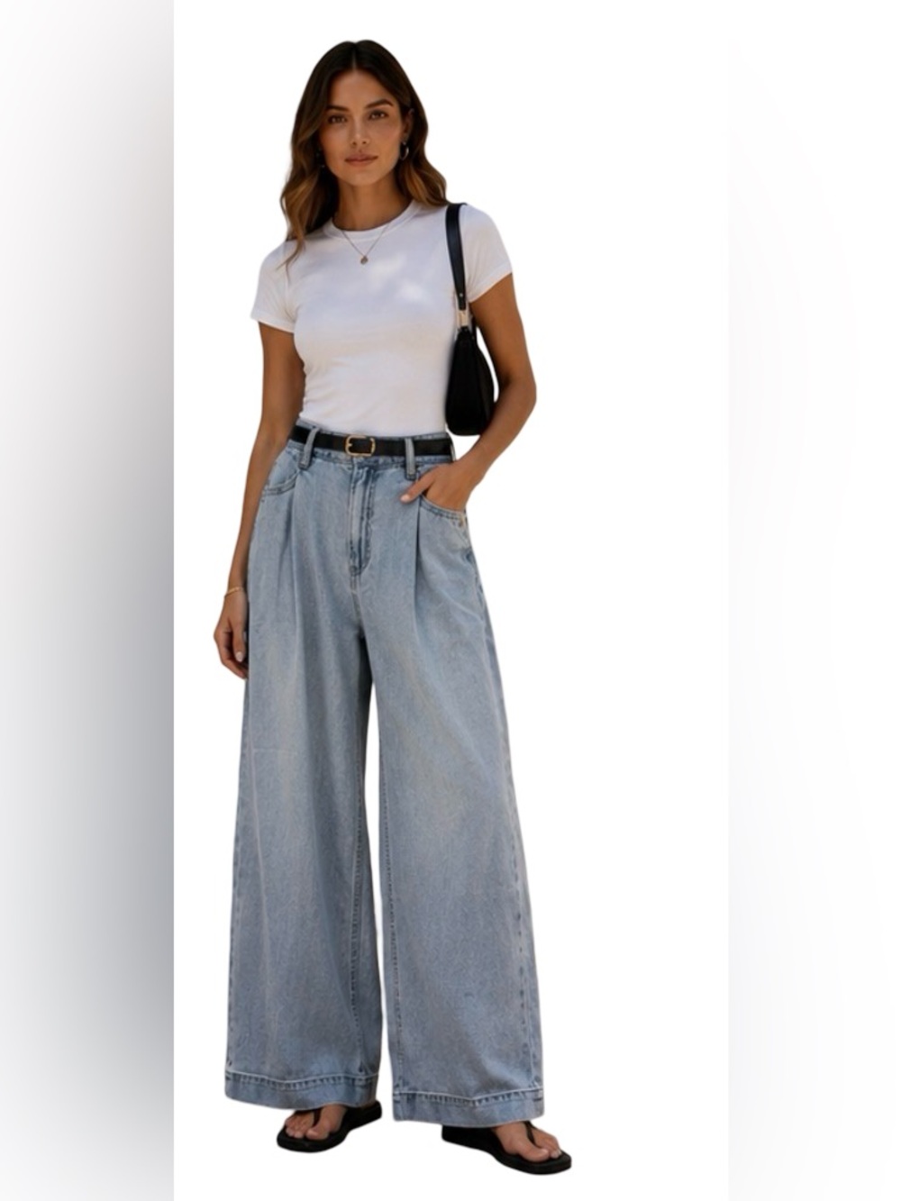 NWT Scotch & Soda Flat Iron Wide Leg Jeans Chelsea Hotel Size 28